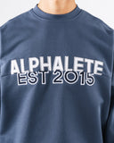 Establishment Split Crewneck - Marine - Unmatched Kicks - Alphalete