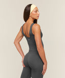 Everyday Seamless Shelf Tank Onyx Grey - Unmatched Supply-GYMSHARK
