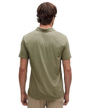 Evolution Short - Sleeve Polo Shirt Warm Heathered Bay Leaf - Unmatched Kicks - LULULEMON