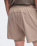 Train 2-in-1 Shorts Clay