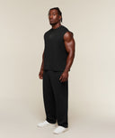 Faded Lifting Graphic Sleeveless Top boxy fit Black - Unmatched Supply-GYMSHARK