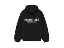 Fear of God Essentials Fleece Hoodie (FW24) Black - Unmatched Kicks - ESSENTIALS