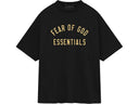 Fear of God Essentials Jersey Crewneck Tee Black - Unmatched Kicks - ESSENTIALS