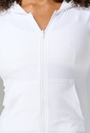 Flex Hoodie - White - Unmatched Supply-Women's Tenacity Lite Jacket