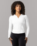 Flex Hoodie - White - Unmatched Supply-Women's Tenacity Lite Jacket