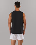 Force Core Cutoff - Black / Varsity Blue - Unmatched Kicks - Alphalete