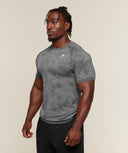 Geo Seamless T-Shirt Dark Grey/Mist Grey - Unmatched Supply-