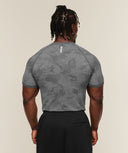 Geo Seamless T-Shirt Dark Grey/Mist Grey - Unmatched Supply-