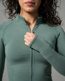 Glass Jacket - Juniper Green - Unmatched Supply-Women's Seamless Jacket