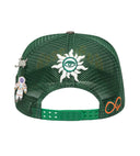 Godspeed Forever Trucker Hat Green/Yellow - Unmatched Kicks - Godspeed Hills