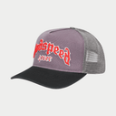 Godspeed GS Forever Trucker Hat Grey/Red - Unmatched Kicks - Godspeed Hills