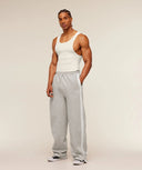 GS x CBUM Straight Leg Jogger Oversized Fit stone grey marl - Unmatched Kicks - GYMSHARK