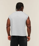 GSLC Cut off tank boxy fit Bros Soft Grey Marl - Unmatched Kicks-GYMSHARK