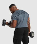Gymshark Heritage Washed TShirt Titanium Blue - Unmatched Kicks - GYMSHARK