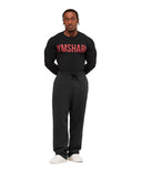 Gymshark Prime Long Sleeve T-Shirt - Black/Vivid Red - Unmatched Kicks - GYMSHARK