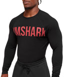 Gymshark Prime Long Sleeve T-Shirt - Black/Vivid Red - Unmatched Kicks - GYMSHARK