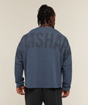 Gymshark x Sam Sulek Crew oversized fit Shadow Blue - Unmatched Supply-GYMSHARK