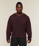 Gymshark x Sam Sulek Long Sleeve T-Shirt oversized fit Cherry Purple/Wash - Unmatched Supply-GYMSHARK