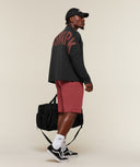 Gymshark x Sam Sulek Shorts oversized fit Rust Red - Unmatched Supply-GYMSHARK