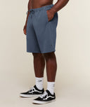 Gymshark x Sam Sulek Shorts oversized fit Shadow Blue - Unmatched Supply-GYMSHARK