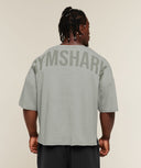 Gymshark x Sam Sulek T-Shirt oversized fit Smokey Grey/Wash - Unmatched Supply-GYMSHARK
