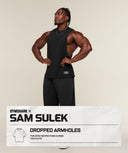 Gymshark x Sam Sulek Tank oversized fit Black/Wash - Unmatched Supply-GYMSHARK