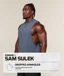 Gymshark x Sam Sulek Tank oversized fit Shadow Blue/Wash - Unmatched Supply-GYMSHARK