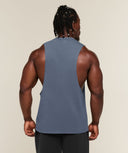 Gymshark x Sam Sulek Tank oversized fit Shadow Blue/Wash - Unmatched Supply-GYMSHARK