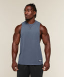 Gymshark x Sam Sulek Tank oversized fit Shadow Blue/Wash - Unmatched Supply-GYMSHARK