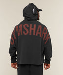 Gymshark x Sam Sulek Zip Through Hoodie oversized fit Black - Unmatched Supply-GYMSHARK