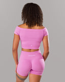 Halley SS - Orchid - Unmatched Supply-Women's Seamless Short Sleeve Top