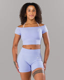 Halley SS - Skyline - Unmatched Supply-Women's Seamless Short Sleeve Top