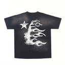 Hellstar Chrome Logo T-Shirt Black - Unmatched Kicks - Hellstar