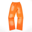 Hellstar Fire Orange Closed Elastic Bottom Sweatpants Orange Dye - Unmatched Kicks - Hellstar