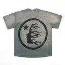 Hellstar Gel Sport Logo T-shirt Grey - Unmatched Kicks - Hellstar