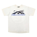 Hellstar Gel Sport Logo T-shirt White/Blue - Unmatched Kicks - Hellstar