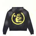 Hellstar No Guts No Glory Hoodie Black - Unmatched Kicks - Hellstar