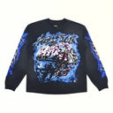 Hellstar Powered By The Star Longsleeve Tee Black - Unmatched Kicks - Hellstar