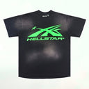 Hellstar Sports Core Gel Logo T-shirt Black/Green - Unmatched Kicks - Hellstar