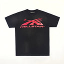 Hellstar Sports Core Gel Logo T-shirt Black/Red - Unmatched Kicks - Hellstar
