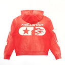 Hellstar Studios Zip Hoodie Red - Unmatched Kicks - Hellstar