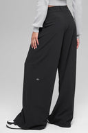 High-Waist Dreamscape Trouser (Long) Black - Unmatched Supply-ALO