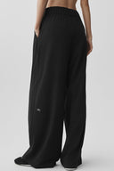 High-Waist Dreamscape Trouser (Regular) Black - Unmatched Supply-ALO