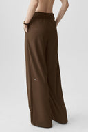High-Waist Dreamscape Trouser (Regular) Espresso - Unmatched Supply-ALO