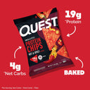 Hot & Spicy Tortilla Style Protein Chips - Unmatched Supply-Quest Protein Bars