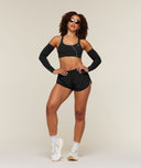 Hybrid Loose Shorts regular Black - Unmatched Supply-GYMSHARK