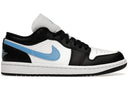 Jordan 1 Low Black University Blue White Womens - Unmatched Kicks - Sneakers