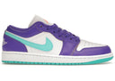 Jordan 1 Low Se Psychic Purple Hyper Jade - Unmatched Kicks - Sneakers
