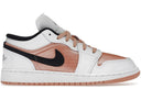 Jordan 1 Low White Light Madder Root Gs - Unmatched Kicks - Sneakers