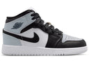 Jordan 1 Mid Black Aura Squadron Blue Gs - Unmatched Kicks - Sneakers